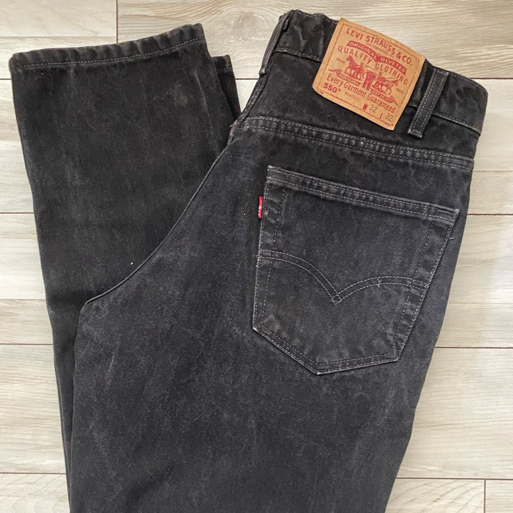 Levi's Black Washed Jeans